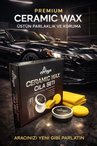 Premium Oto Araç Seramik Wax Cila Seti Ultra Parlaklık
